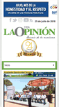 Mobile Screenshot of laopinionpuebla.com